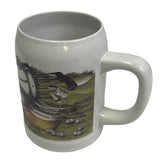 Vintage Old-Fashioned Golf Ball Club Shoes 20oz Ceramic Stein Coffee Mug
