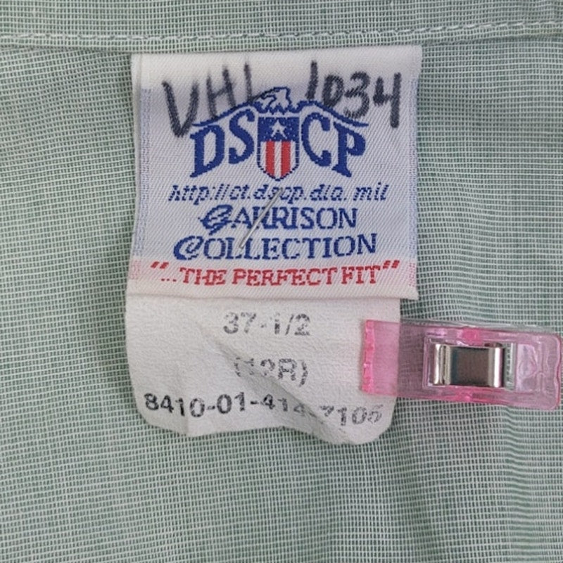 DSCP Womens Size 12 Regular PolyCotton Short Sleeve Button Up Tuck In Shirt