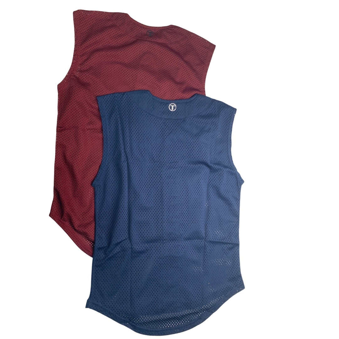 4 New Tag Team Uniform Youth Medium Button Down Sport Mesh Jersey Tank Top Vests