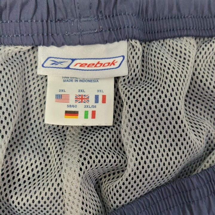 Reebok Mens 2XL Ankle Zipper Polyester Elastic Waist Mesh Lined Sport Pants