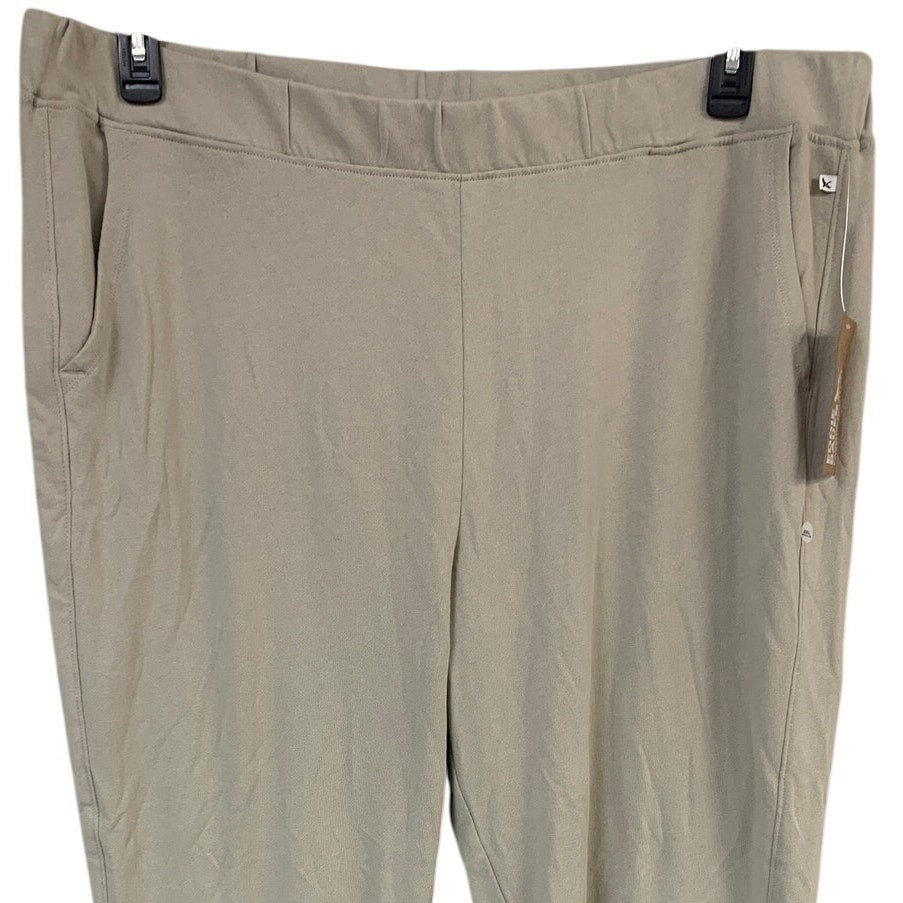 New Eddie Bauer Womens XXL Gray Weekender Jogger Elastic Ankle Sweatpants