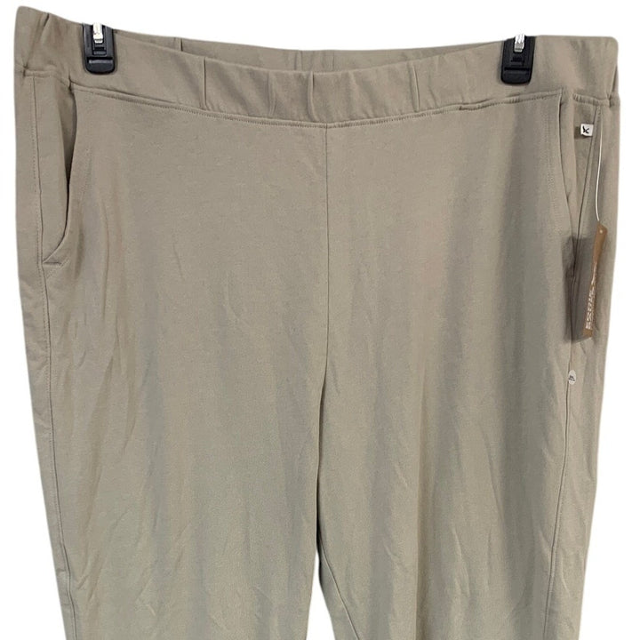 New Eddie Bauer Womens XXL Gray Weekender Jogger Elastic Ankle Sweatpants