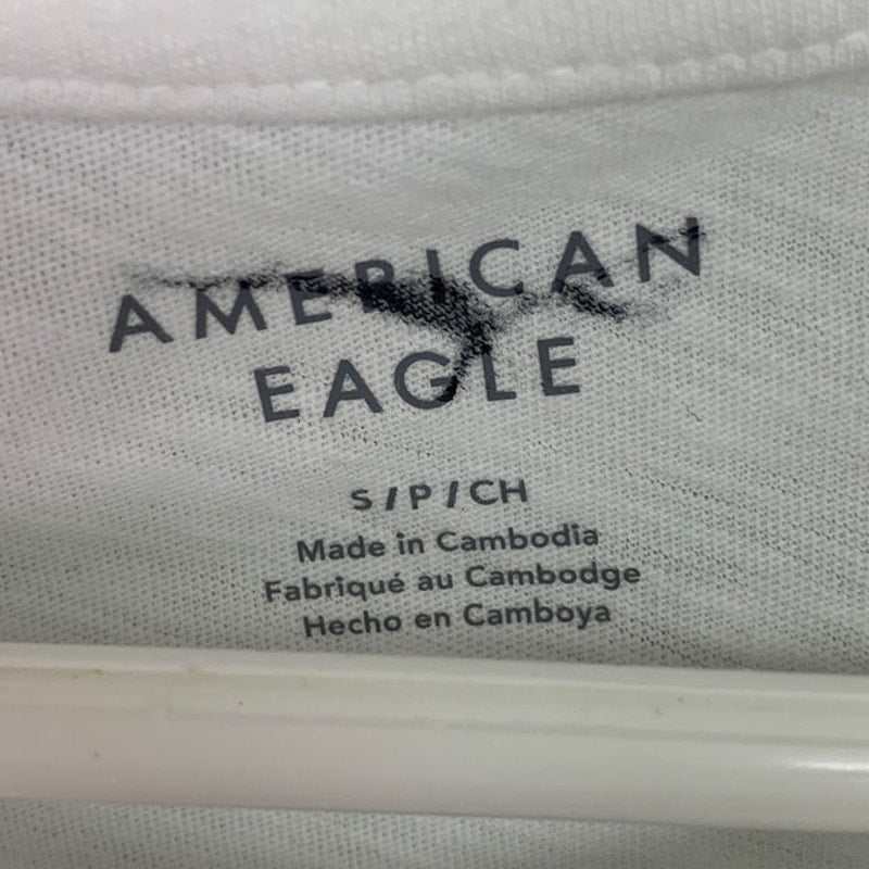 2 New American Eagle Womens Small Watermelon Nice Long Short Sleeve Tee Shirts