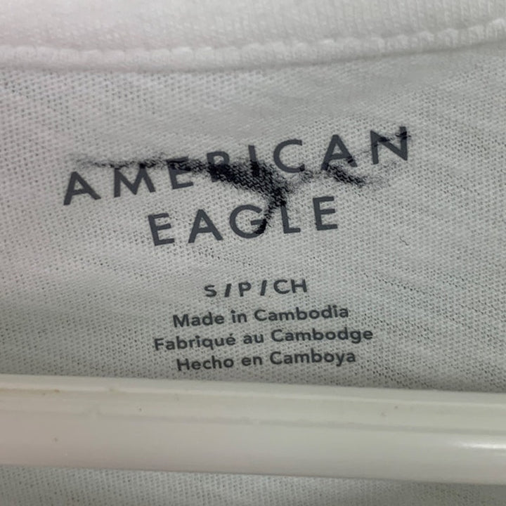 2 New American Eagle Womens Small Watermelon Nice Long Short Sleeve Tee Shirts