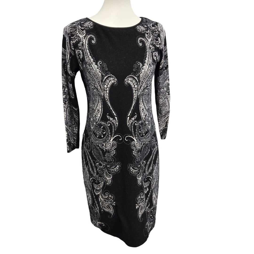 Tiana B Womens Size 4 Long Sleeve Polyester Spandex Stretch Bodycon Dress