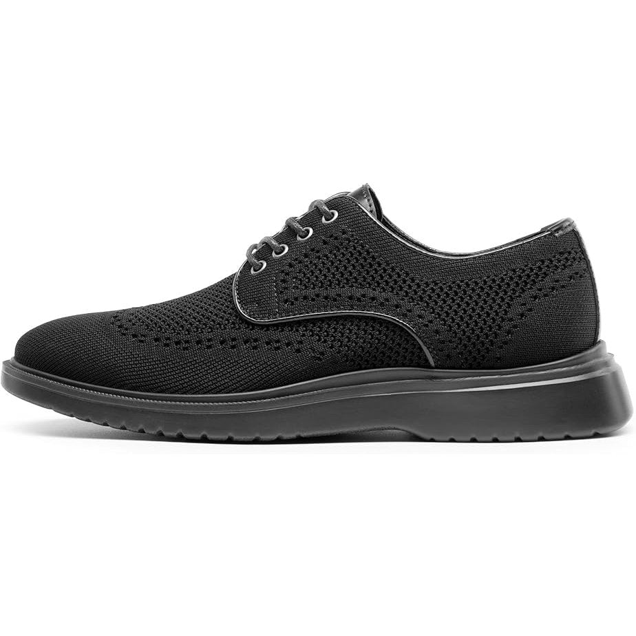 Bruno Marc Mens 13 Black MaxFlex Breathable Lace-Up Comfortable Oxford Shoes