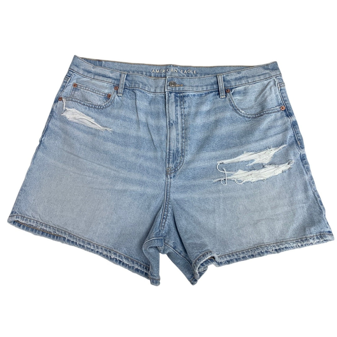 New American Eagle Womens Size 20 Highest Rise Ex Boyfriend Denim Jean Shorts