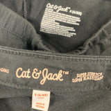2 Cat & Jack Girls Small (6/6x) Super Stretch Adjustable Waist Jegging Leggings