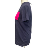 New Hand Printed Upcycled Womens Small Rainbow Equality Short Sleeve Tee Shirt