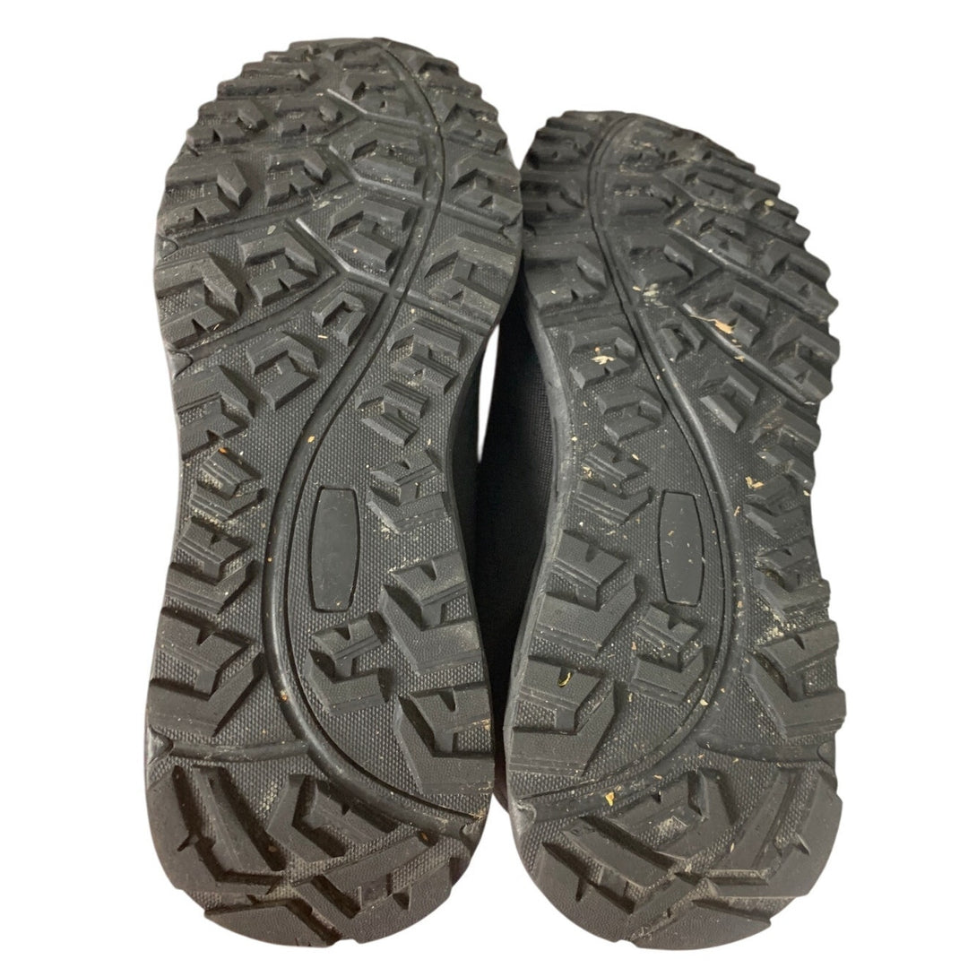 VikoViren Mens Size 10.5 Black Lace Up Steel Toe Lace Up Non Slip Safety Shoes