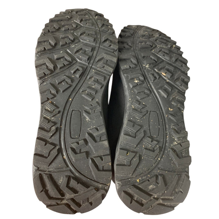 VikoViren Mens Size 10.5 Black Lace Up Steel Toe Lace Up Non Slip Safety Shoes