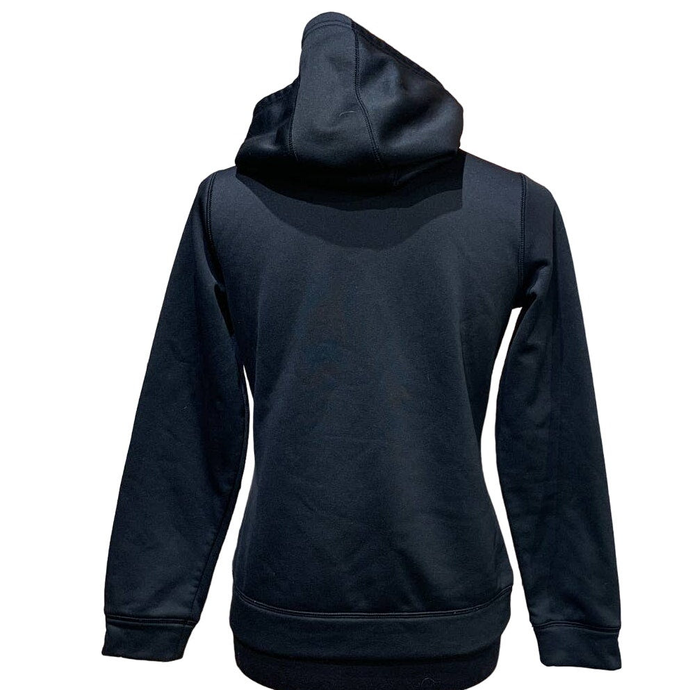 Under Armour Youth Large Cold Gear Black Pink Athletic Hoodie Sweatshirt Pocket