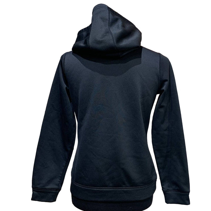 Under Armour Youth Large Cold Gear Black Pink Athletic Hoodie Sweatshirt Pocket
