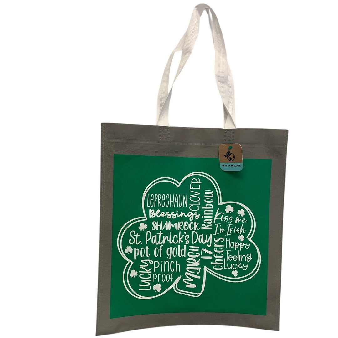 New Upcycled Hand Printed St Patrick&