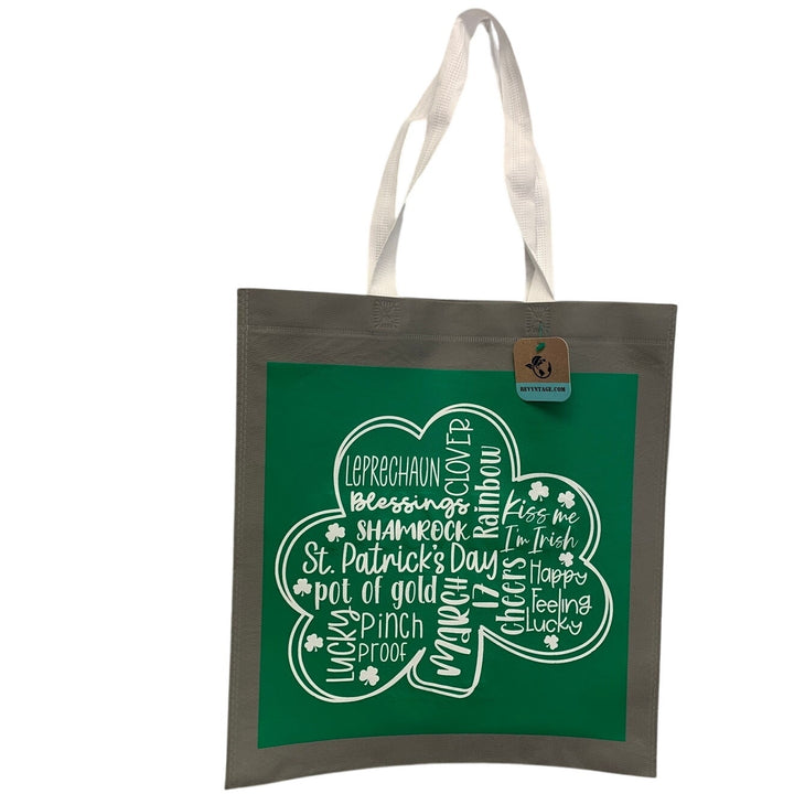 New Upcycled Hand Printed St Patrick&