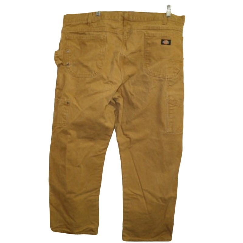 Vintage Style Dickies Mens Size 42x30  Brown 100% Cotton Carpenter Cargo Pants
