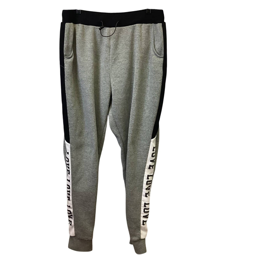 Bobbie Brooks Plus Size 2X Love Love Love Drawstring Elastic Waist Sweatpants