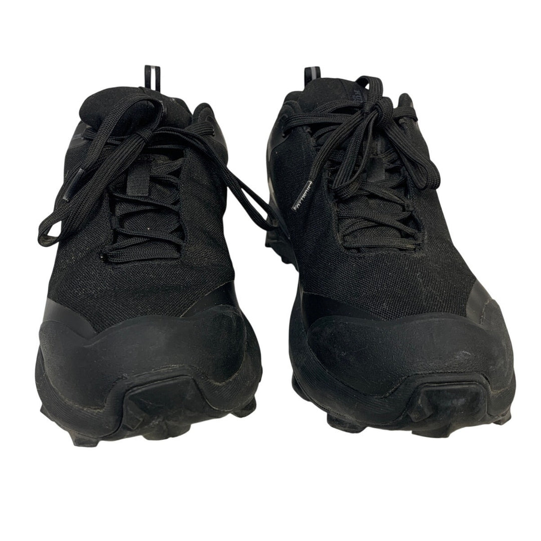 Humtto Mens Size 12 Black Outdoor Hiking Sneakers Lace Up Waterproof Shoes