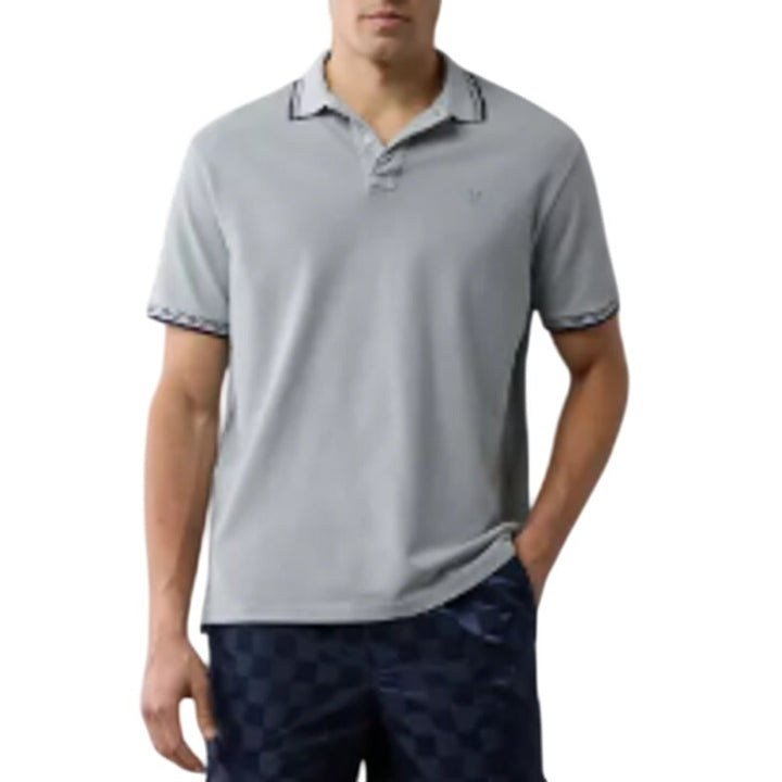 2 New American Eagle Mens Medium Slim Fit Collared Short Sleeve Polo Shirts