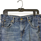 Levi's Mens 30 X 30 100% Cotton Regular Fit Straight Leg Denim Blue Jeans
