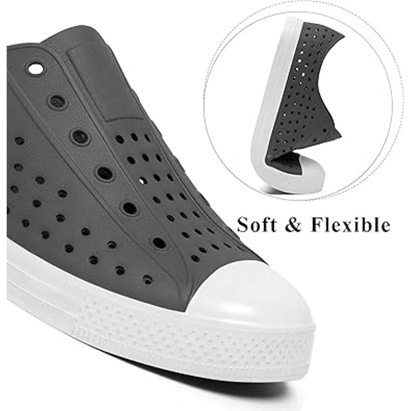 Saguaro Womens Size 8 Gray Slide On Breathable Garden Quick Dry Water Shoes