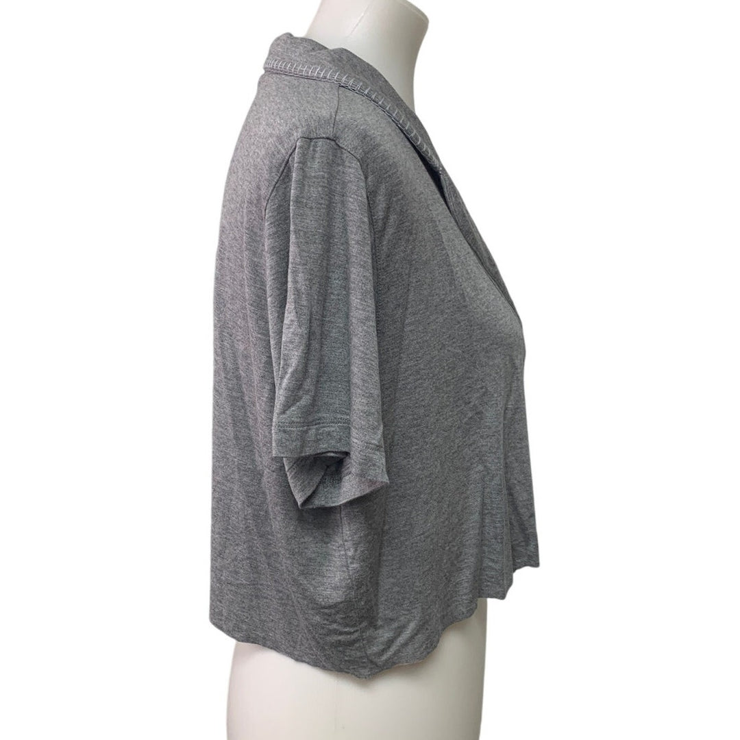 2 New American Eagle Aerie Womens Large Short Sleeve Button Up Sleepwear Tops