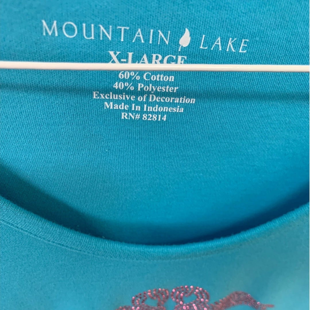 Lot of Old Navy Mountain Lake Womens XL Short Sleeve USA Tank Tops Shirts Blouse