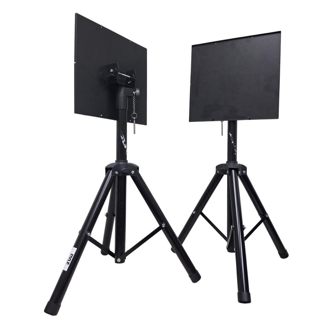 2 Pyle Aluminum Tripod Projector Universal Device Adjustable Height Stands
