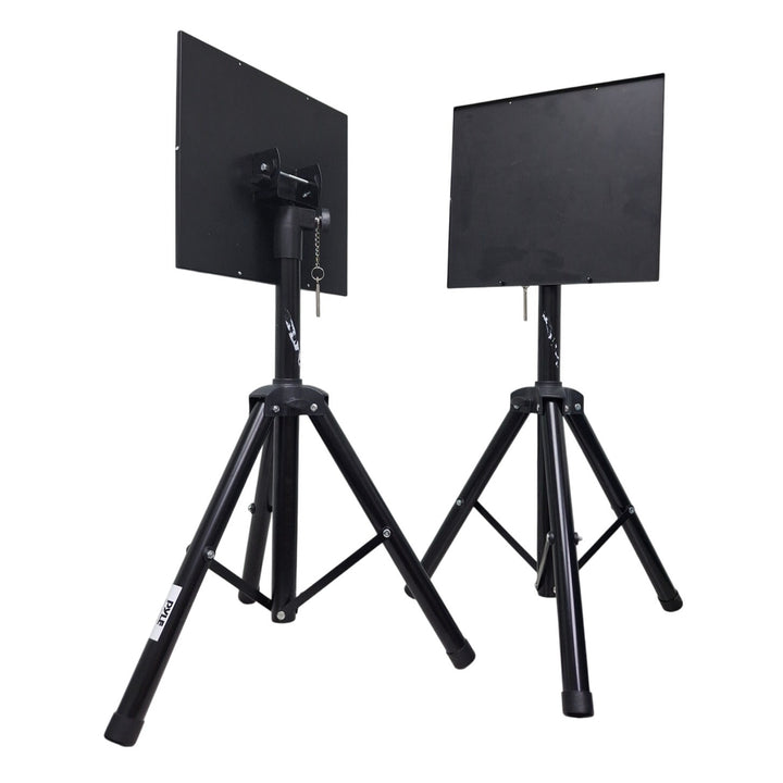 2 Pyle Aluminum Tripod Projector Universal Device Adjustable Height Stands