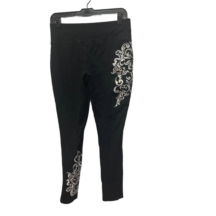 INC Womens 8 Petite 8P Embroidered Elastic Waist Rayon Blend Ankle Leggings