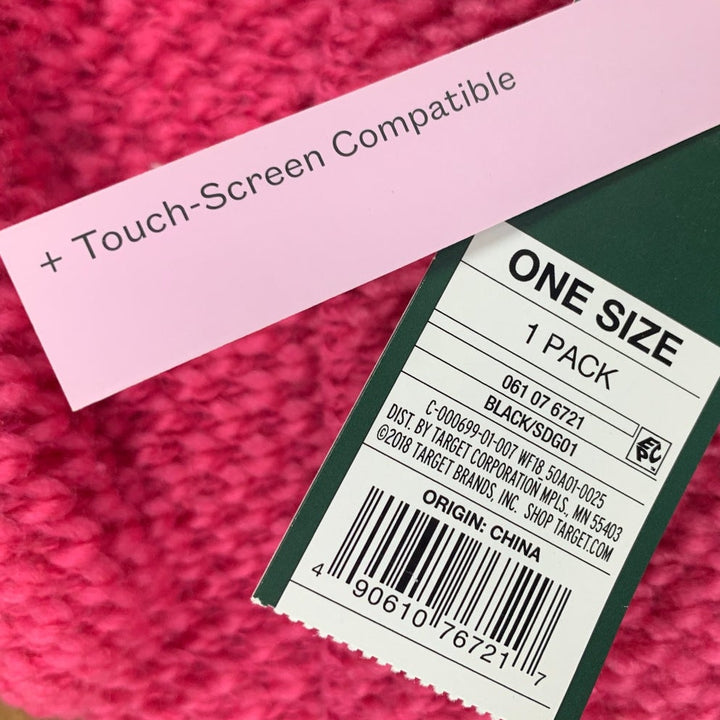 Lot of 3 NWT New Knit Hat Touch Screen Compatible Gloves Polka Dot Socks