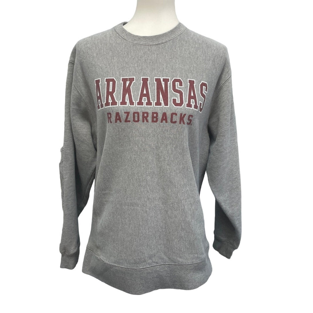 Arkansas Razorbacks Mens Medium Long Sleeve Crew Neck Pullover Sweatshirt