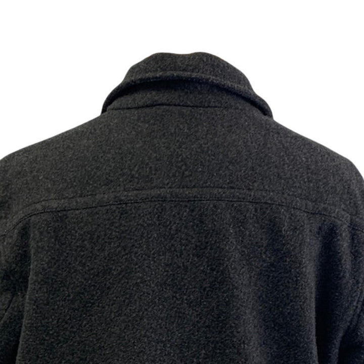 GAP Mens Medium Full Zip Collared Fully Lined Wool Blend Basic Winter Coat