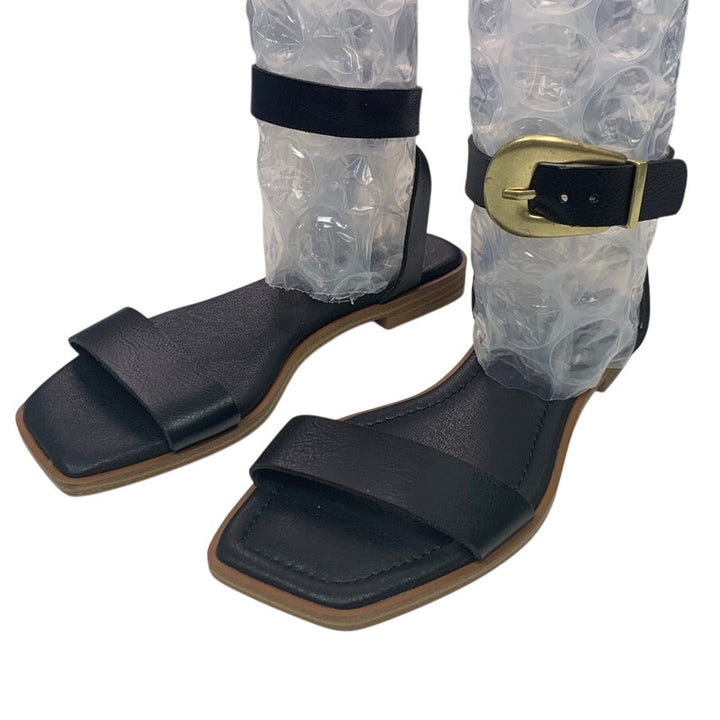 New American Eagle Womens US Size 8 Ankle Wrap Faux Leather Sandals - Sample