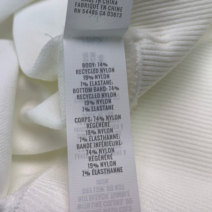 New OFFLINE By Aerie Womens Small White Sidewalk Seamless Cropped T-Shirt