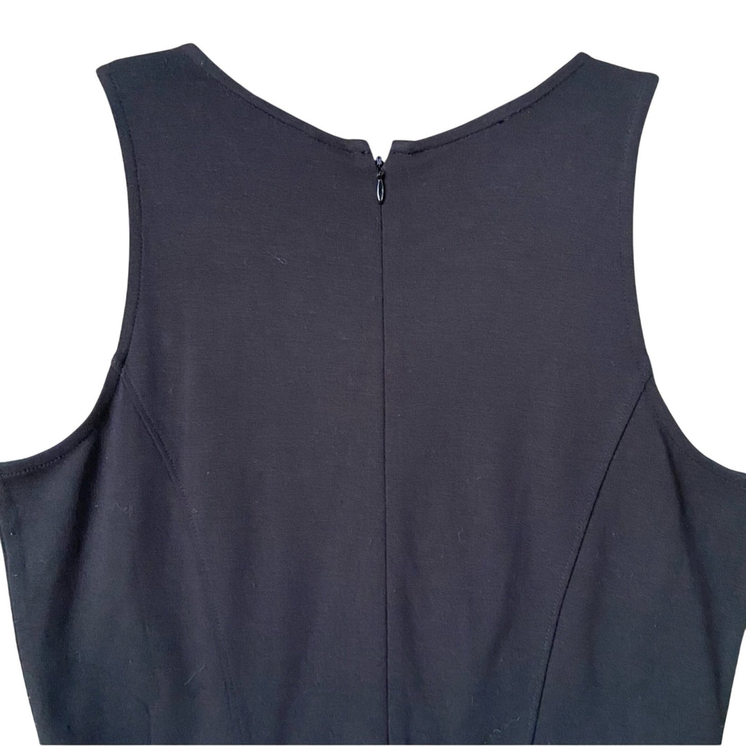 New Ann Taylor Womens Size 6 Sleeveless Back Zip Striped A Line Fit Flare Dress