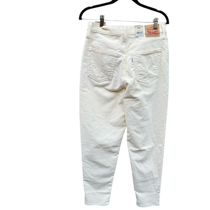 NWT New Levis Womens 30X29 Cotton Blend High Waisted Mom Jean Corduroy Pants