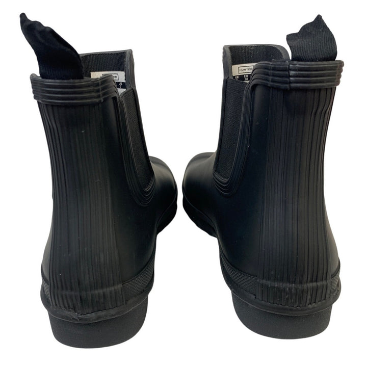 Hunter Womens Size 7 Black Original Chelsea Boot Ankle Round Toe Shoes