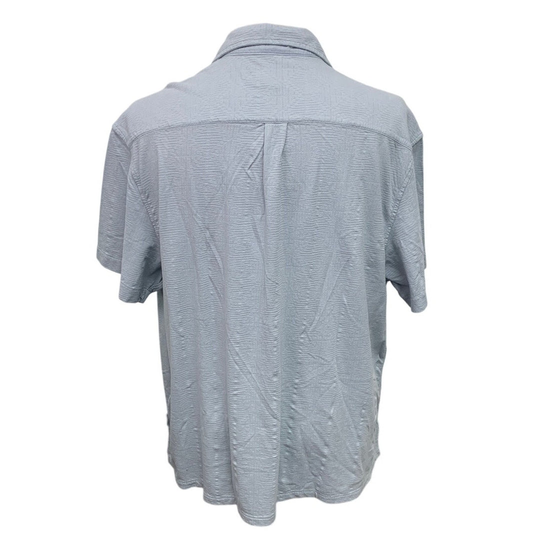 New American Eagle Mens XXL 100% Cotton Short Sleeve Collared Button up Shirt