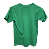 Upcycled Hand Printed Kids Youth Large Christmas Snack Cake Dessert Tee Shirt