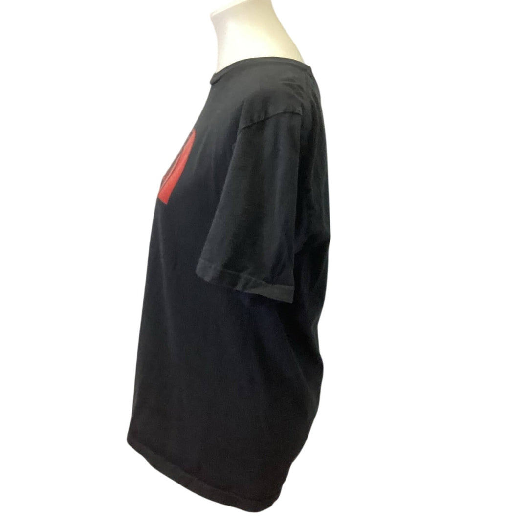 The North Face Womens Medium Short Sleeve Cotton Blend Logo Crew Neck Tee Shirt