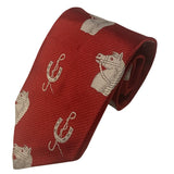 Vintage JCPenney International Collection Horse Shoe Wide Mens Neck Tie Necktie