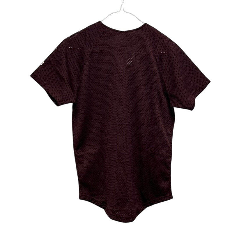 Hand Printed New Tag Team Uniform Youth Medium Button Down Baseball Mesh Jersey