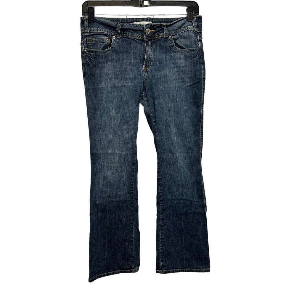 Mixit Womens Size 14 Short Stretch Cotton BootCut Medium Wash Denim Jeans