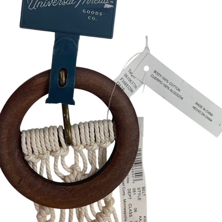 New Universal Thread Womens Large Cotton Macrame Crochet Summer Fashion Belt