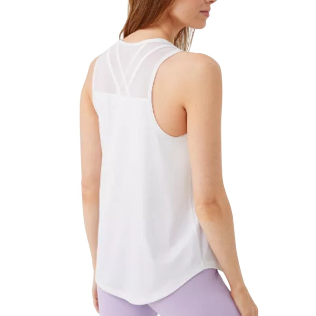 New Offline Womens Medium Sweat Sesh Sleeveless Mesh Crew Neck Athletic Tank Top
