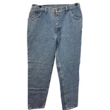 Vintage Wrangler Womens Size 14 X 32 100% Cotton High Waist Denim Blue Jeans