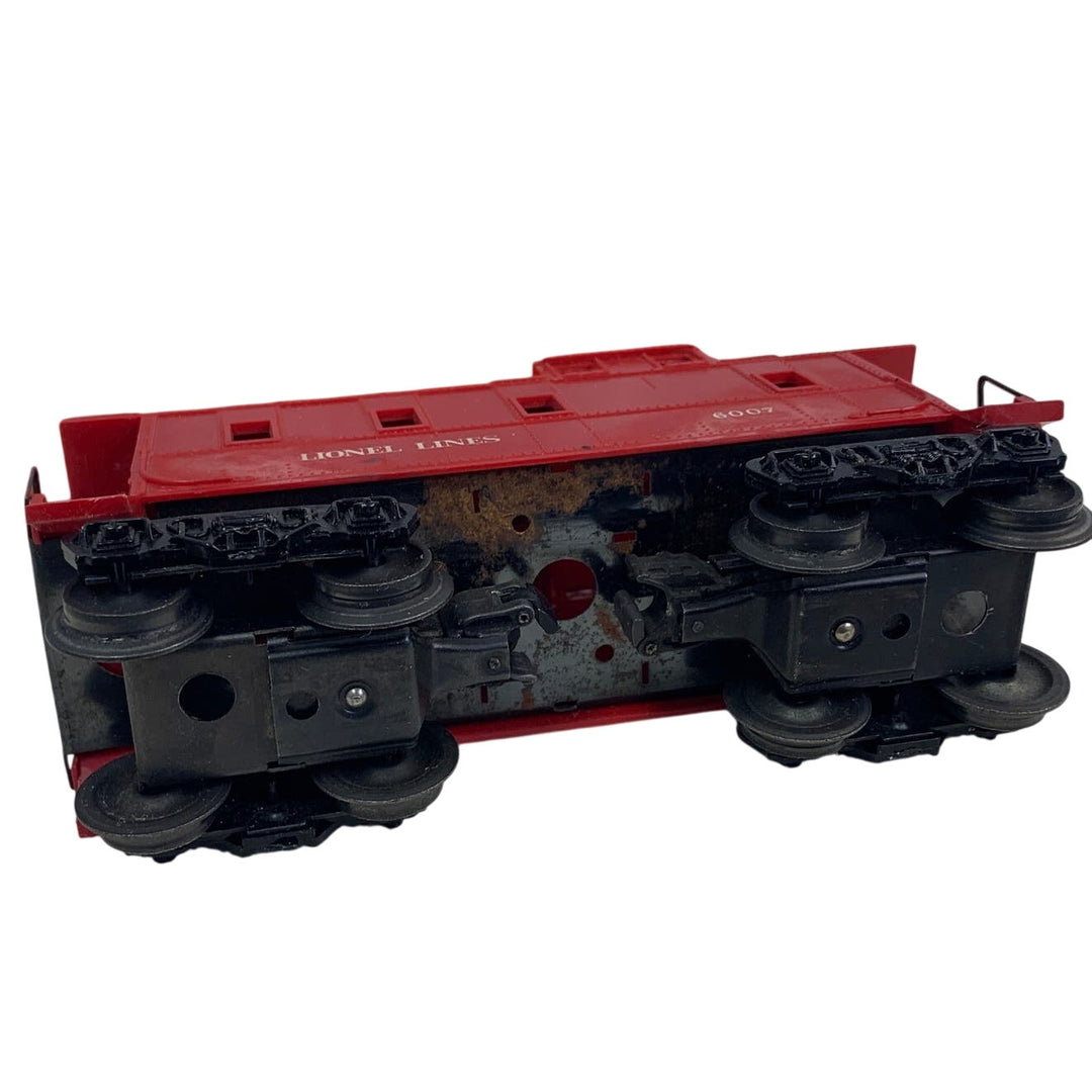 Vintage Lionel 6007 Plastic Cherry Red Caboose Train Car Large O Scale