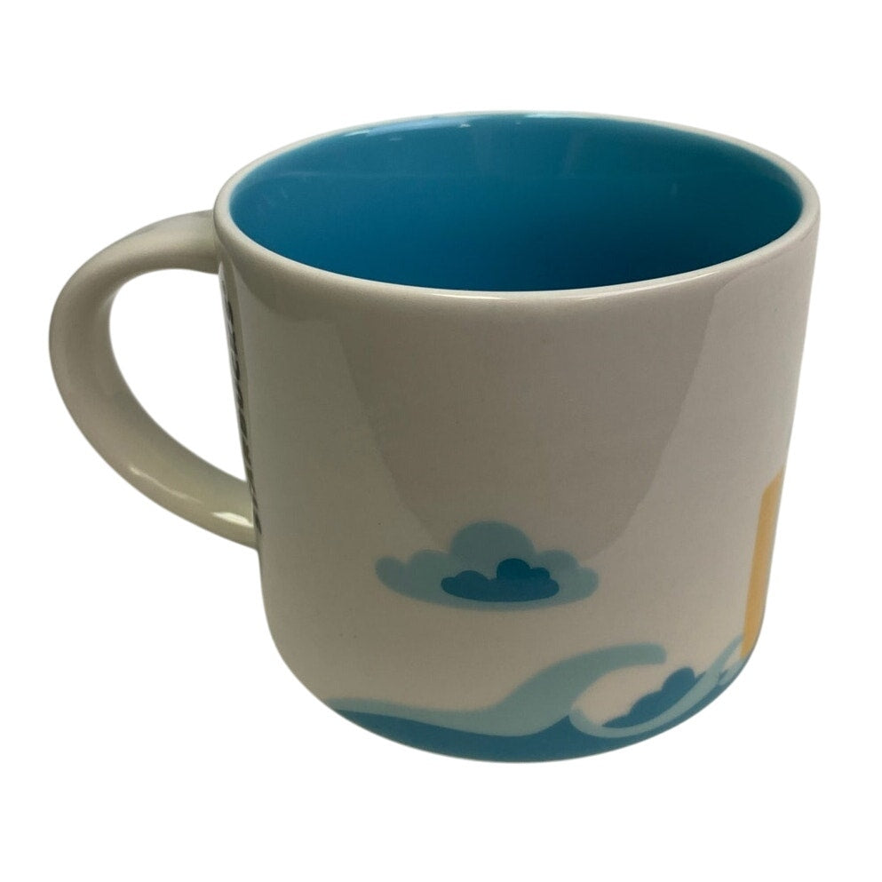 2015 New Starbucks Collection California 14oz Tree Forest Ceramic Coffee Mug Cup