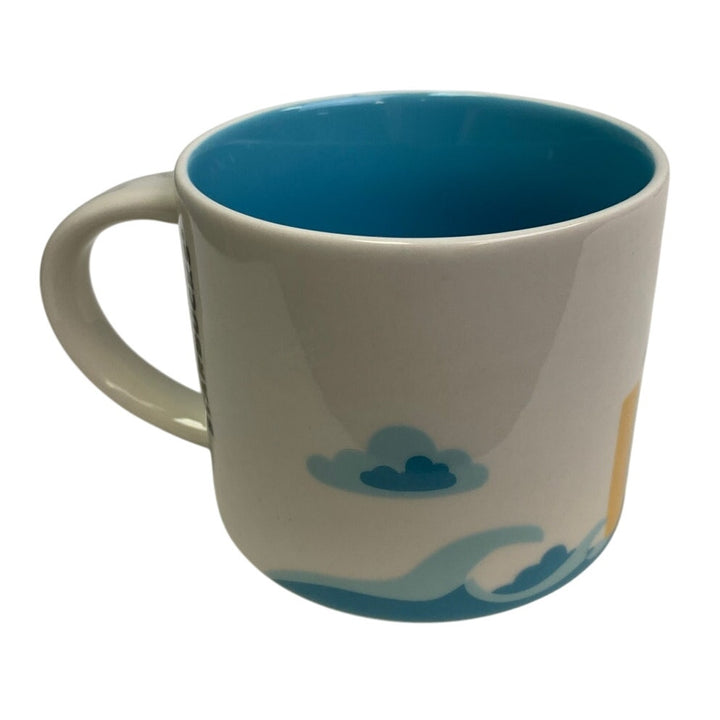 2015 New Starbucks Collection California 14oz Tree Forest Ceramic Coffee Mug Cup